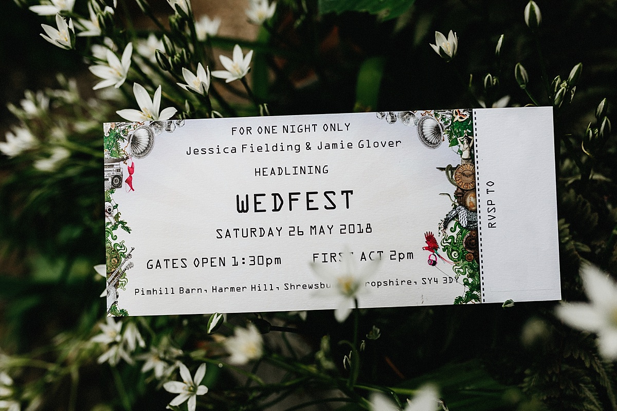 Wedfest Wedding Invitation