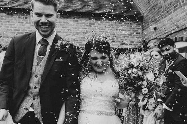 Confetti shot at Blakelands Country House