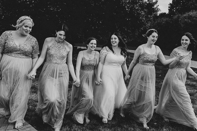 Bridal squad at Bo Peep Farm