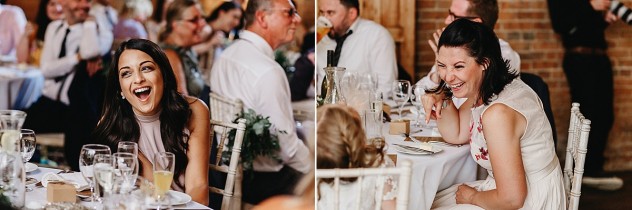 Wedding speeches at Dovecote Events, Bo Peep Farm, Adderbury, Oxfordshire