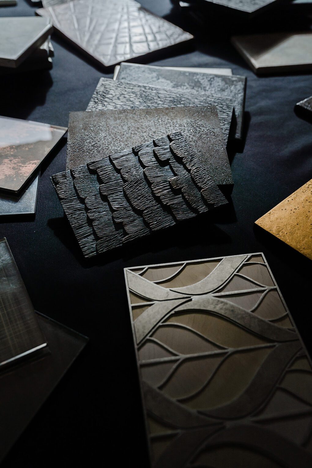 Fine art samples for Luke Black Ltd part of brand storytelling collection