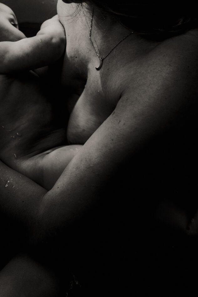 Mother and baby taken by family photographer Shropshire