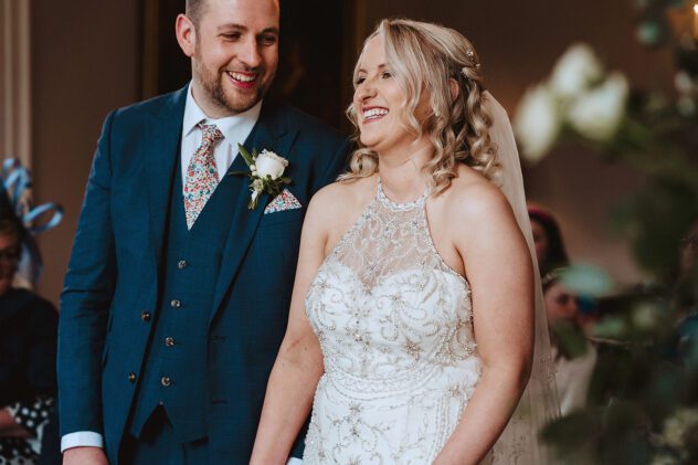 Wedding ceremony at Iscoyd Park