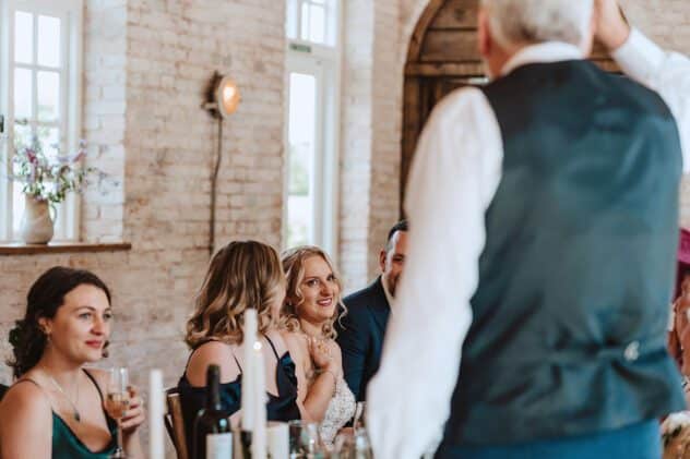 Father of the bride speech at Iscoyd Park wedding